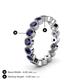 5 - Arria 3.00 mm Blue Sapphire Eternity Band 