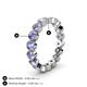 5 - Arria 3.00 mm Tanzanite Eternity Band 