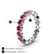 5 - Arria 3.00 mm Ruby Eternity Band 