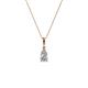 1 - Ofra Round Diamond Pendant 