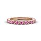 1 - Gracie 1.50 ctw Pink Sapphire (2.70 mm) Women Eternity Band 