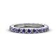 1 - Gracie 1.10 ctw Iolite (2.70 mm) Women Eternity Band 
