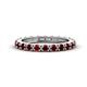1 - Gracie 1.68 ctw Red Garnet (2.70 mm) Women Eternity Band 