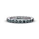 1 - Gracie 1.40 ctw Blue Diamond (2.70 mm) Women Eternity Band 