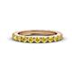 1 - Gracie 1.50 ctw Yellow Sapphire (2.70 mm) Women Eternity Band 