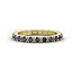 1 - Gracie 1.50 ctw Blue Sapphire (2.70 mm) Women Eternity Band 