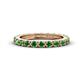 1 - Gracie 1.68 ctw Green Garnet (2.70 mm) Women Eternity Band 