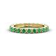 1 - Gracie 1.10 ctw Emerald (2.70 mm) Women Eternity Band 