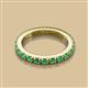 2 - Gracie 1.10 ctw Emerald (2.70 mm) Women Eternity Band 