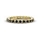 1 - Gracie 1.50 ctw Black Diamond (2.70 mm) Women Eternity Band 