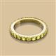 2 - Gracie 1.40 ctw Yellow Diamond (2.70 mm) Women Eternity Band 