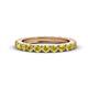 1 - Gracie 1.40 ctw Yellow Diamond (2.70 mm) Women Eternity Band 
