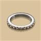 2 - Gracie 1.40 ctw Smoky Quartz (2.70 mm) Women Eternity Band 