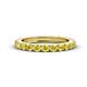 1 - Gracie 1.50 ctw Yellow Sapphire (2.70 mm) Women Eternity Band 