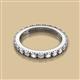 2 - Gracie 1.50 ctw White Sapphire (2.70 mm) Women Eternity Band 