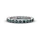 1 - Gracie 1.40 ctw London Blue Topaz (2.70 mm) Women Eternity Band 