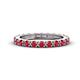 1 - Gracie 1.50 ctw Ruby (2.70 mm) Women Eternity Band 