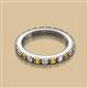 2 - Gracie 2.70 mm Round Citrine and Lab Grown Diamond Eternity Band 