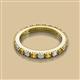 2 - Gracie 2.70 mm Round Citrine and Lab Grown Diamond Eternity Band 