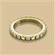 2 - Gracie 2.70 mm Round Yellow Diamond and White Lab Grown Diamond Eternity Band 