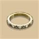 2 - Gracie 2.70 mm Round Black and White Diamond Eternity Band 