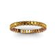 3 - Allie 2.50 mm Princess Cut Citrine Eternity Band 