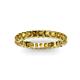 3 - Allie 3.00 mm Princess Cut Citrine Eternity Band 