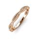 3 - Rosana Beaded Infinity Wedding Band 