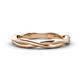 1 - Marie High Pollish Infinity Wedding Band 