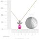 4 - Rayen Pink Sapphire and Diamond Slider Pendant 