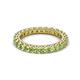 2 - Ellen 2.70 mm Peridot Eternity Band 