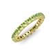 3 - Ellen 2.70 mm Peridot Eternity Band 