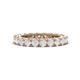 1 - Ellen 3.00 mm White Sapphire Eternity Band 