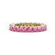 1 - Ellen 3.00 mm Pink Sapphire Eternity Band 