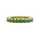 1 - Ellen 3.00 mm Green Garnet Eternity Band 
