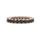 1 - Ellen 3.00 mm Black Diamond Eternity Band 