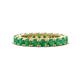 1 - Ellen 3.00 mm Emerald Eternity Band 