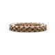 1 - Ellen 3.00 mm Smoky Quartz Eternity Band 