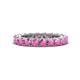 1 - Ellen 3.00 mm Pink Sapphire Eternity Band 