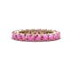 1 - Ellen 3.00 mm Pink Sapphire Eternity Band 