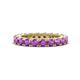 1 - Ellen 3.00 mm Amethyst Eternity Band 