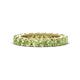 1 - Ellen 3.00 mm Peridot Eternity Band 