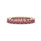1 - Ellen 3.00 mm Rhodolite Garnet Eternity Band 