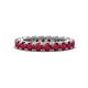 1 - Ellen 3.00 mm Ruby Eternity Band 