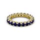 2 - Ellen 3.00 mm Blue Sapphire Eternity Band 