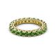 2 - Ellen 3.00 mm Green Garnet Eternity Band 