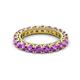 2 - Ellen 3.00 mm Amethyst Eternity Band 