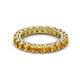 2 - Ellen 3.00 mm Citrine Eternity Band 