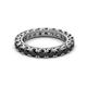 2 - Ellen 3.00 mm Black Diamond Eternity Band 