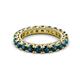 2 - Ellen 3.00 mm Blue Diamond Eternity Band 